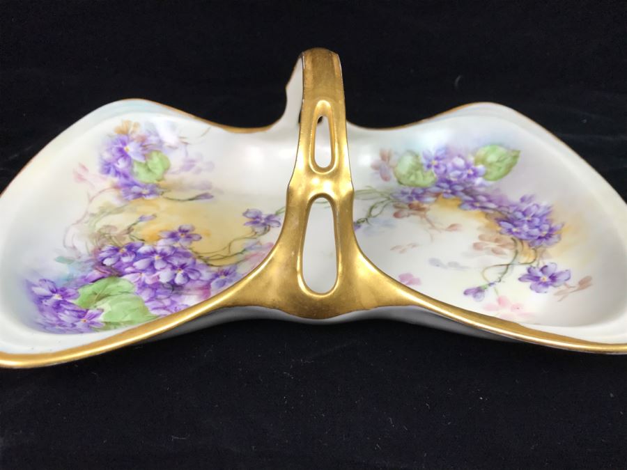 Limoges France Handled Basket H Betz KOB Salt Lake City [Photo 4]