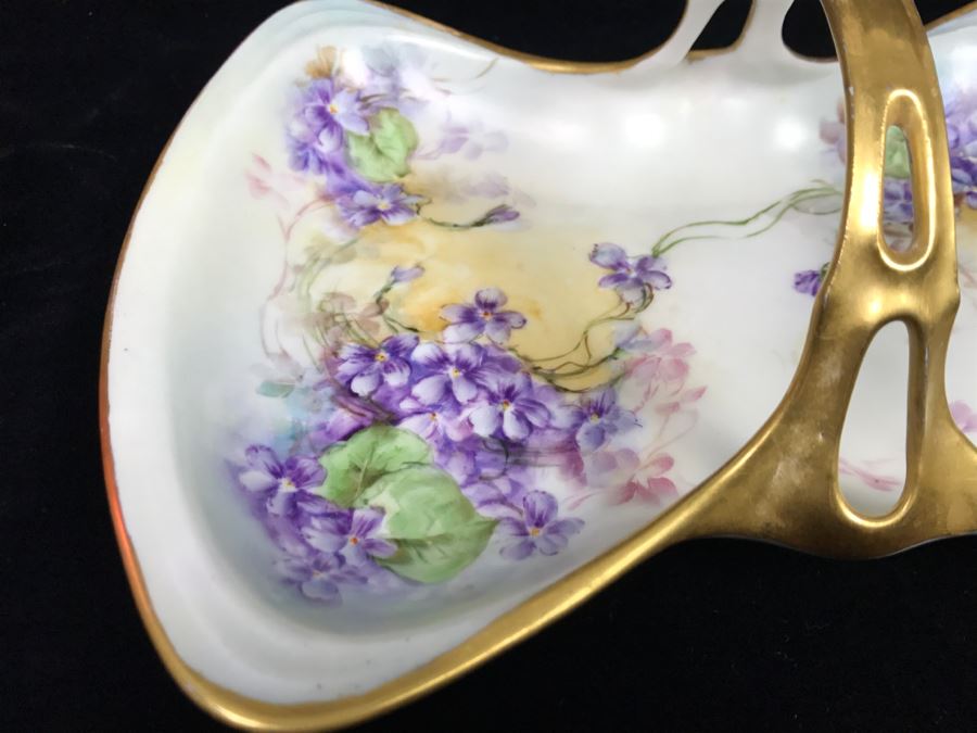 Limoges France Handled Basket H Betz KOB Salt Lake City [Photo 5]