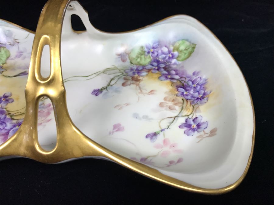 Limoges France Handled Basket H Betz KOB Salt Lake City [Photo 6]