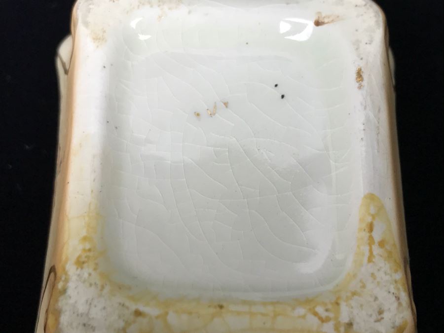 Vintage Round Lidded Trinket Jewelry Box, Limoges France Candlestick And Hand Painted Trinket Box [Photo 21]