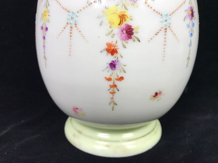 Vintage Signed Asian Hand Painted Double Handled Vase [Photo 7]