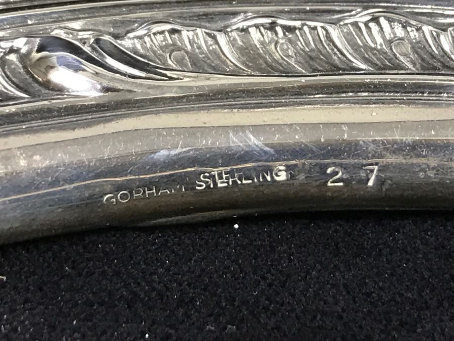 Antique Sterling Silver Vanity Mirror 9.1Oz [Photo 2]