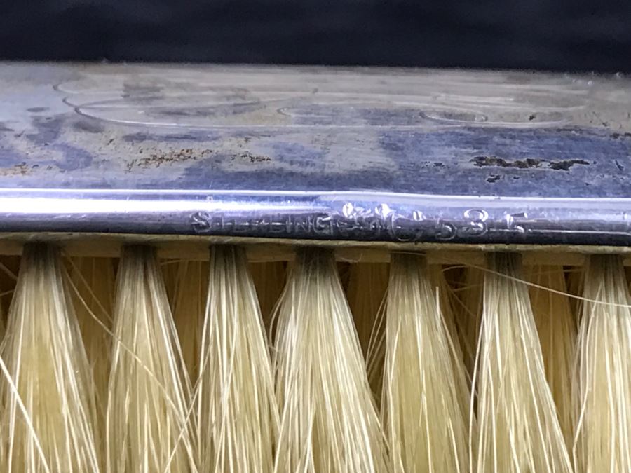 Vintage Sterling Silver Brush 55g Total Weight [Photo 7]