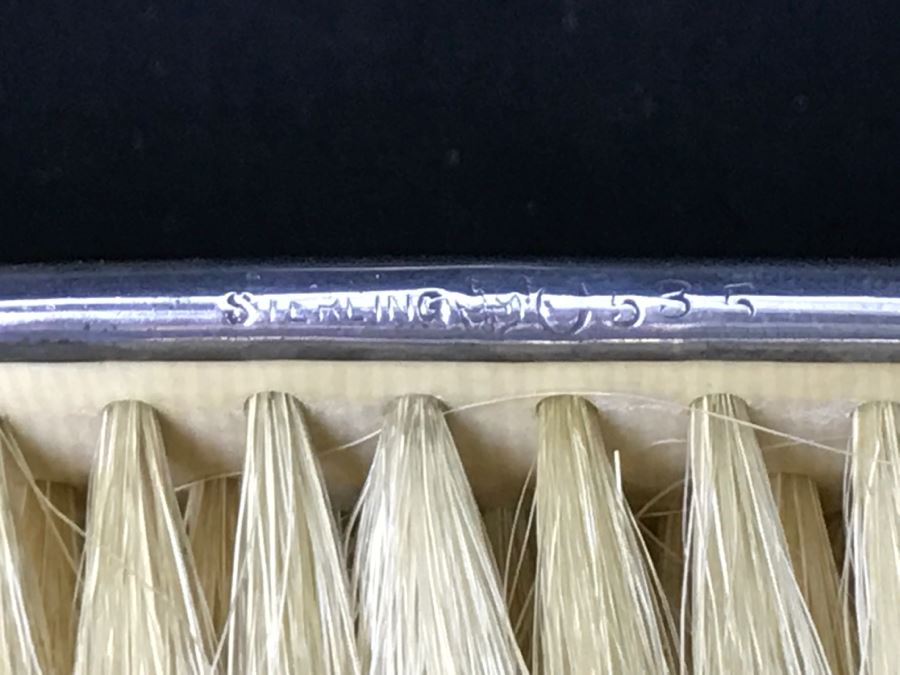 Vintage Sterling Silver Brush 55g Total Weight [Photo 8]