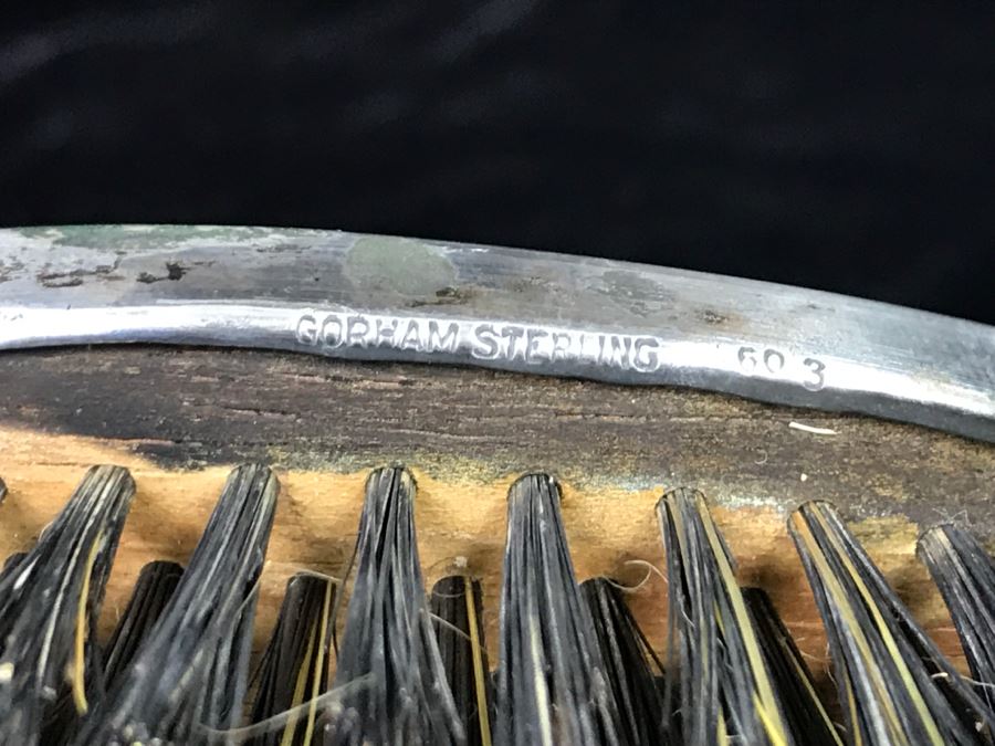 Vintage Gorham Sterling Silver Brush 112g Total Weight [Photo 7]