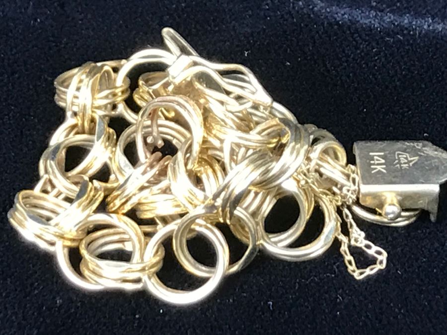 14K Yellow Gold Bracelet 11.9g [Photo 8]