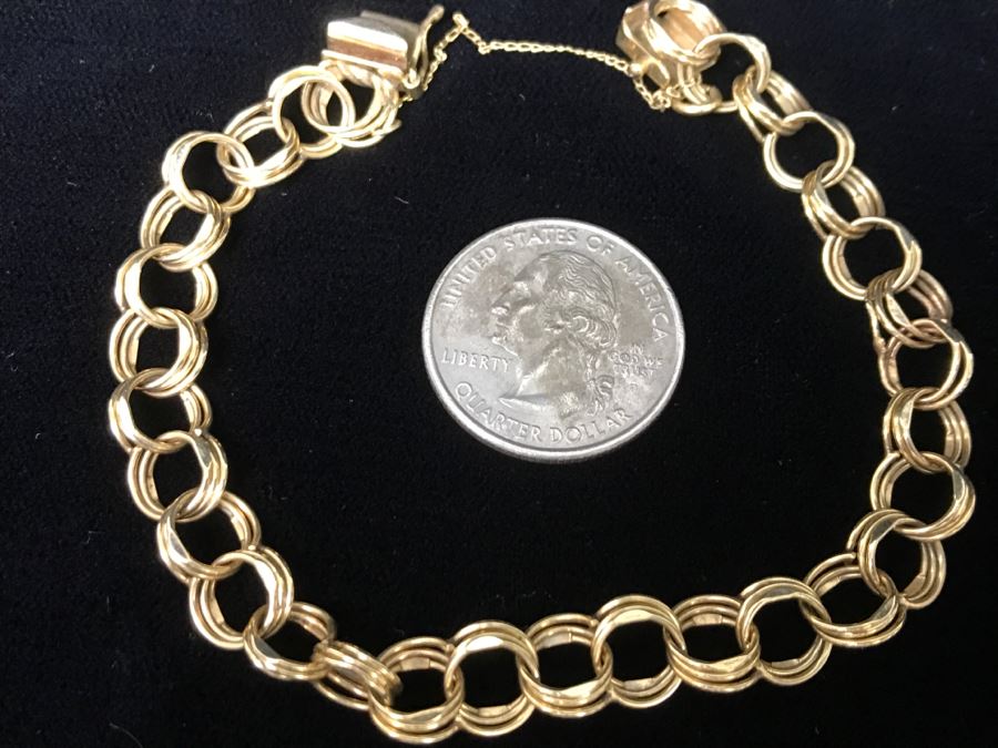 14K Yellow Gold Bracelet 11.9g [Photo 1]