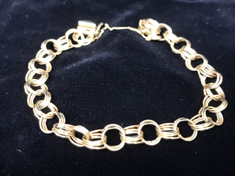 14K Yellow Gold Bracelet 11.9g [Photo 3]