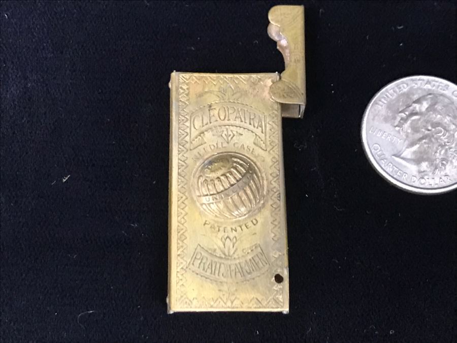 Vintage Cleopatra Metal Needle Case By Pratt & Farmer [Photo 2]