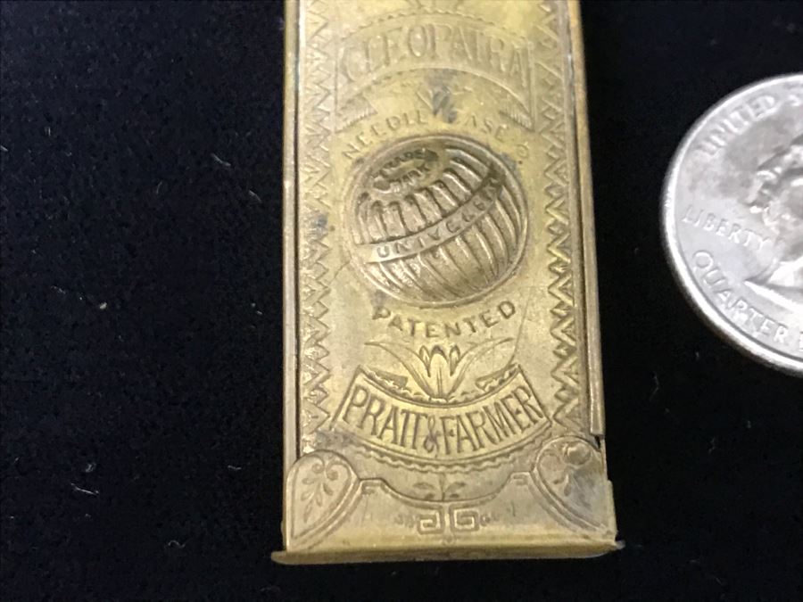 Vintage Cleopatra Metal Needle Case By Pratt & Farmer [Photo 6]