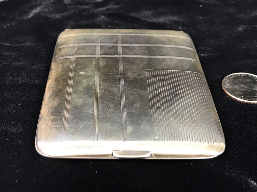 Vintage Napier Sterling Silver Cigarette Case Holder 106g [Photo 6]