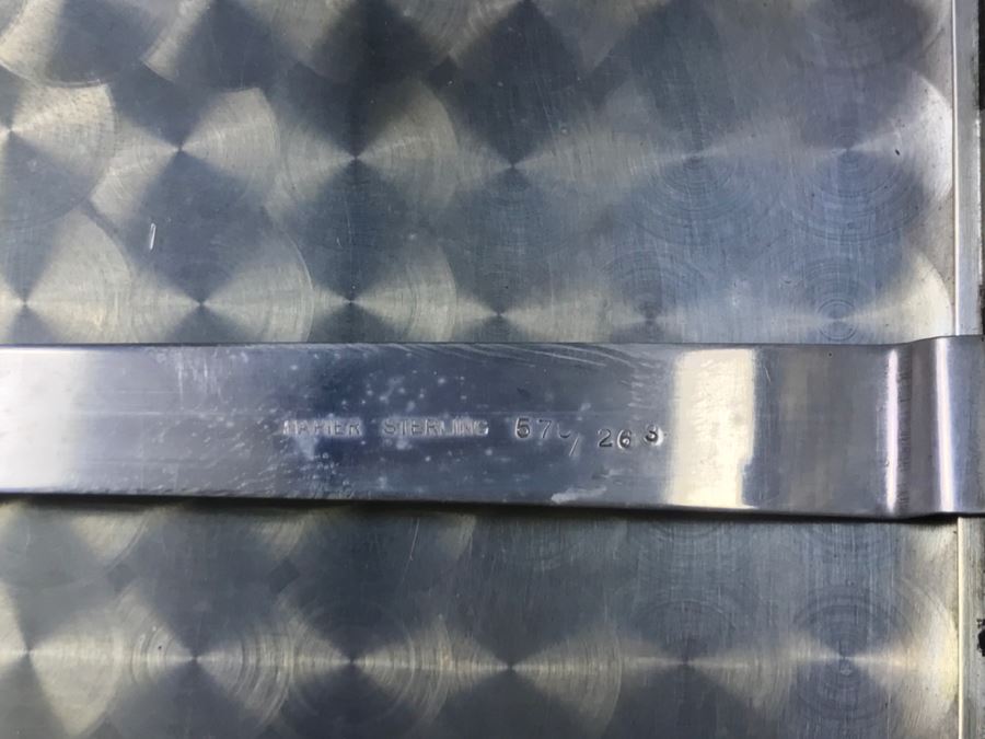 Vintage Napier Sterling Silver Cigarette Case Holder 106g [Photo 7]