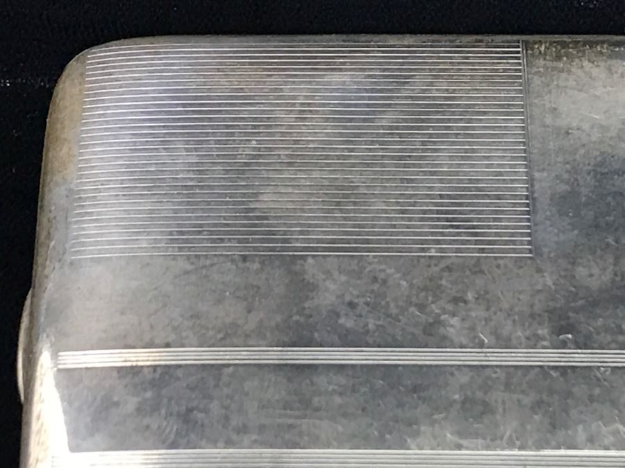 Vintage Napier Sterling Silver Cigarette Case Holder 106g [Photo 5]