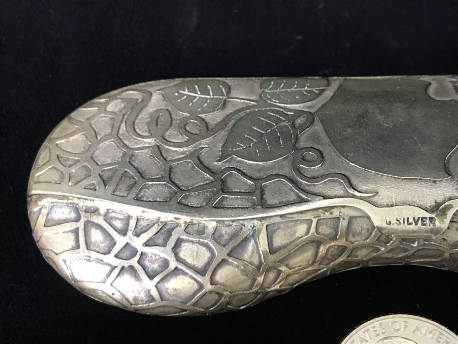 Antique Chased German Silver Eyeglass Case [Photo 4]