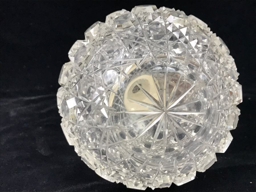 Antique Cut Crystal Perfume Bottle [Photo 6]