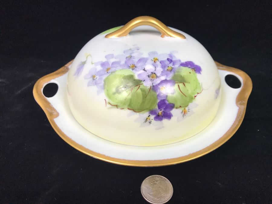 Saxony China Covered Dish