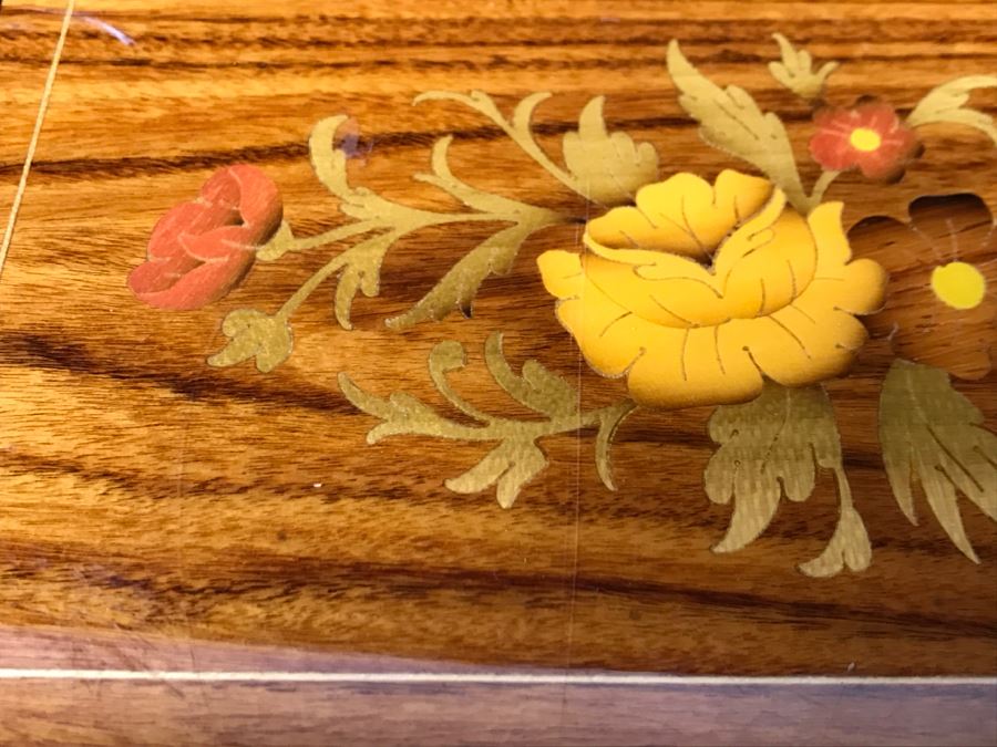 Italian Inlaid Music Box Sorrento Specialties Reuge Music Box Dancer Swiss Musical Movement High Quality [Photo 4]