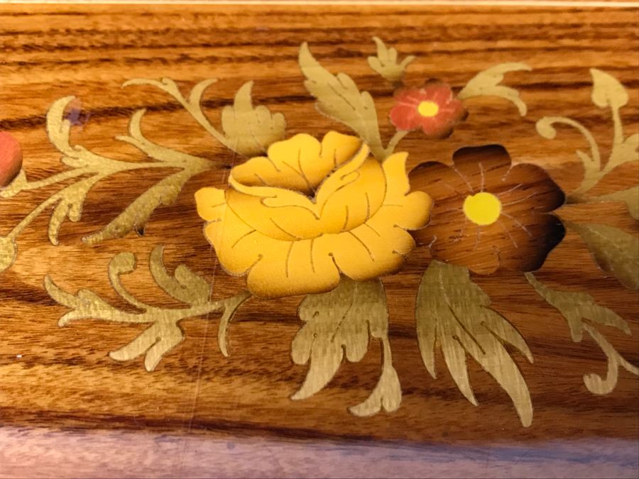 Italian Inlaid Music Box Sorrento Specialties Reuge Music Box Dancer Swiss Musical Movement High Quality [Photo 6]