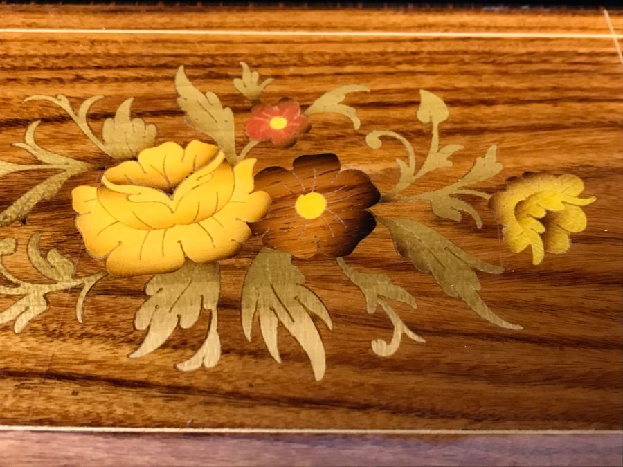 Italian Inlaid Music Box Sorrento Specialties Reuge Music Box Dancer Swiss Musical Movement High Quality [Photo 5]