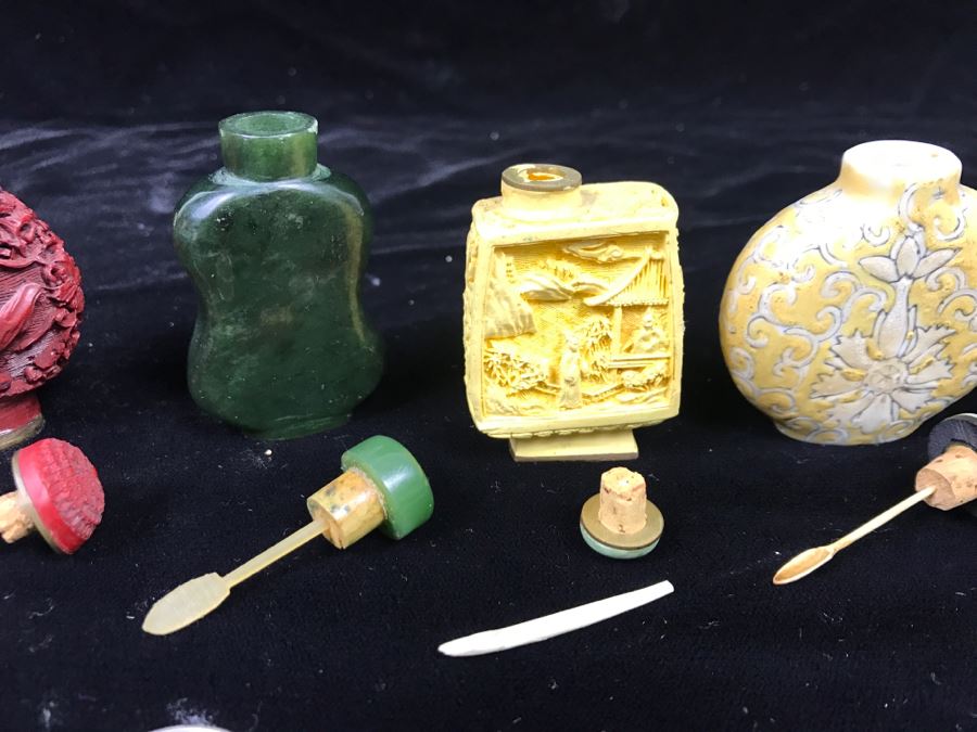 Collection Of (5) Chinese Snuff Bottles [Photo 39]