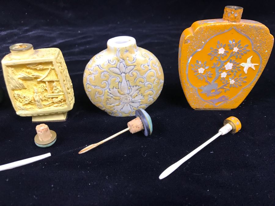 Collection Of (5) Chinese Snuff Bottles [Photo 40]