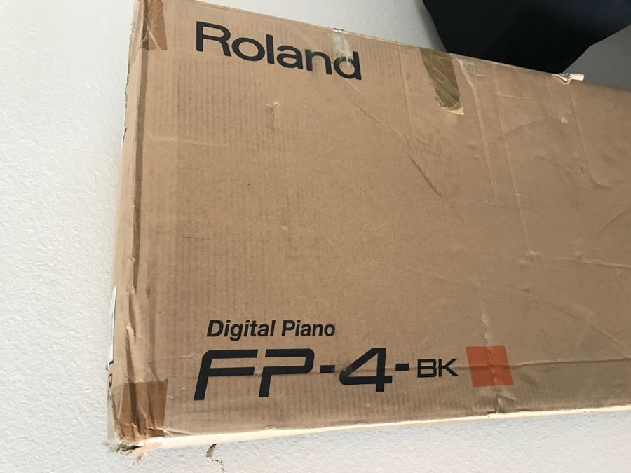 Roland FP-4 Digital Piano With Original Box , On Stage Stands Stand, Portable Bench And (2) Portable Music Stands [Photo 3]