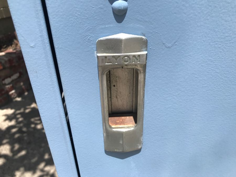 Vintage LYON Vertical School Locker [Photo 5]