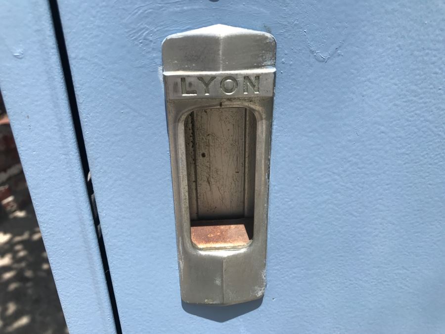 Vintage LYON Vertical School Locker [Photo 4]