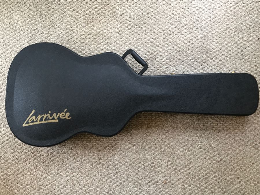 Like New Jean Larrivée Guitar Model OM-10 Rosewood/Sitka With Mother Of Pearl Inlay And Hard Case Made In California, USA Retails For $4,324 [Photo 2]