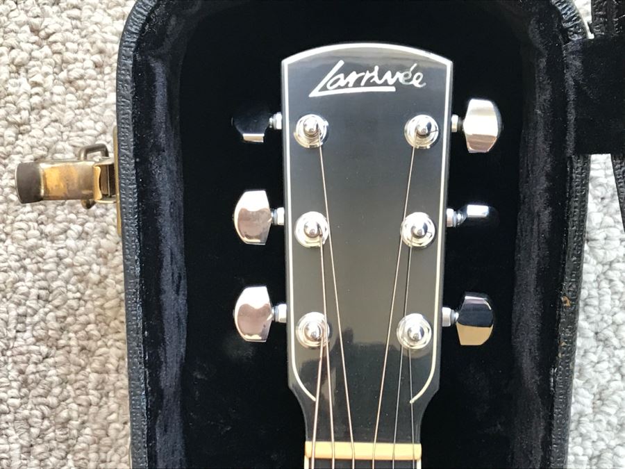 Like New Jean Larrivée Guitar Model OM-10 Rosewood/Sitka With Mother Of Pearl Inlay And Hard Case Made In California, USA Retails For $4,324 [Photo 10]