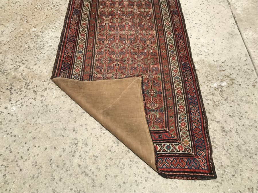 Vintage Hand Knotted Wool Area Rug 6' X 3'2' [Photo 12]