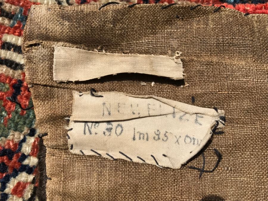 Vintage Hand Knotted Wool Area Rug 6' X 3'2' [Photo 3]