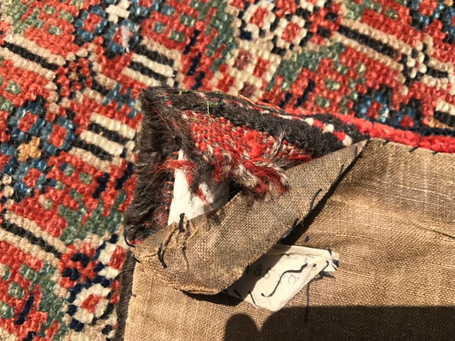 Vintage Hand Knotted Wool Area Rug 6' X 3'2' [Photo 15]