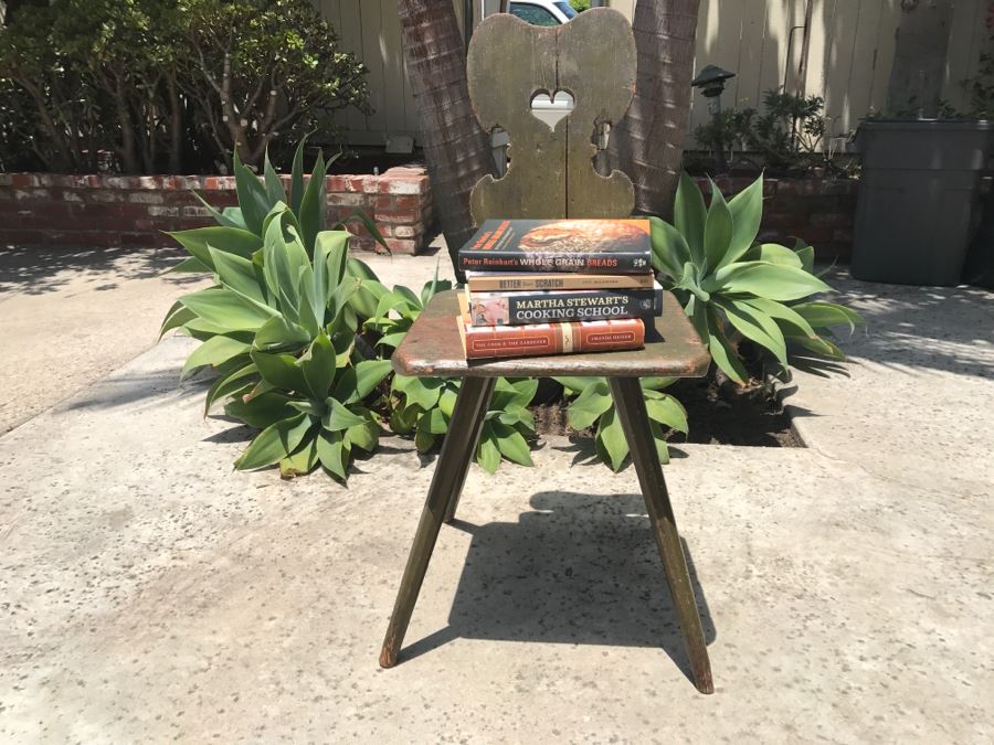 Antique Swedish Handmade Chair Great For Displaying Art Books