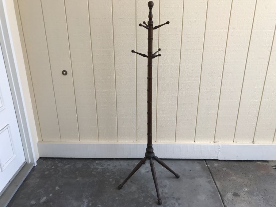 Vintage Wooden Coat Rack [Photo 10]