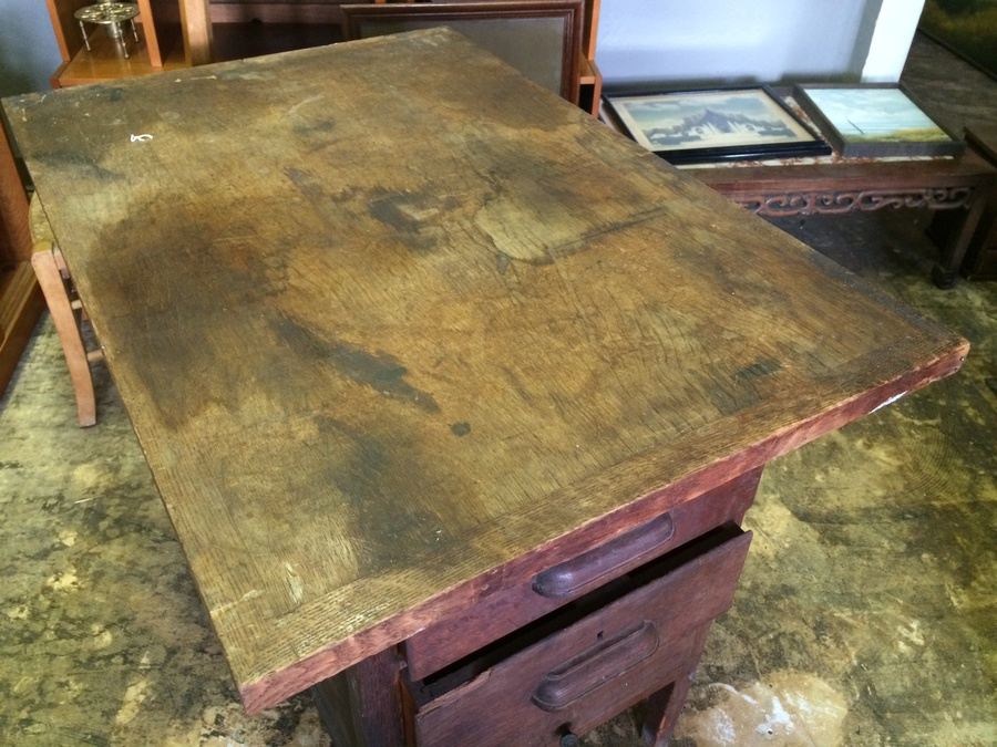 Vintage Belgium Butcher Block [Photo 2]