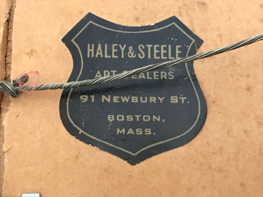 Original J. A. Cook Watercolor Marine Ship Painting By John A. Cook (1870-1936) Estimate $300-$500 [Photo 2]