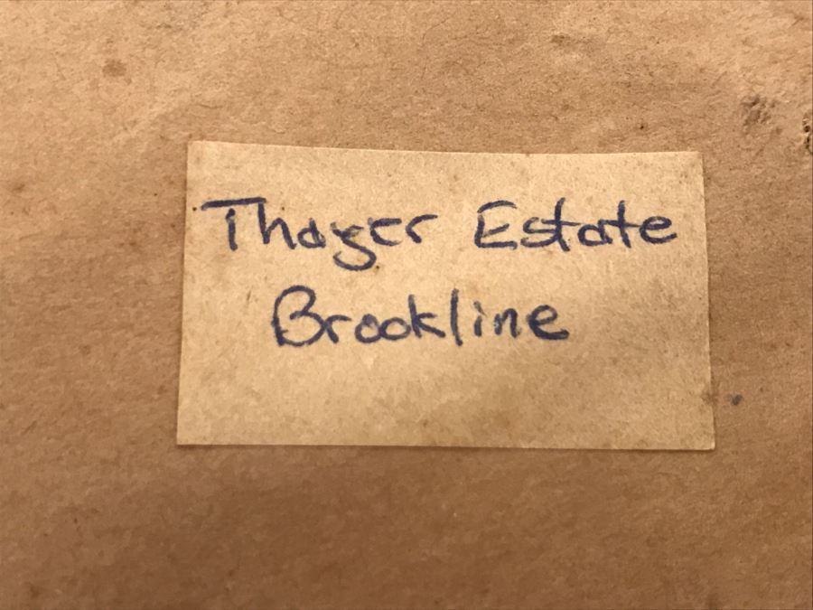 Original J. A. Cook Watercolor Marine Ship Painting By John A. Cook (1870-1936) Estimate $300-$500 [Photo 3]