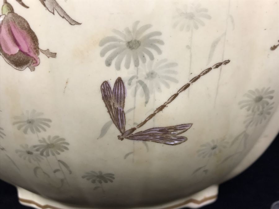 Large PB&S Oriental Ivory Wash Basin Pitcher [Photo 5]