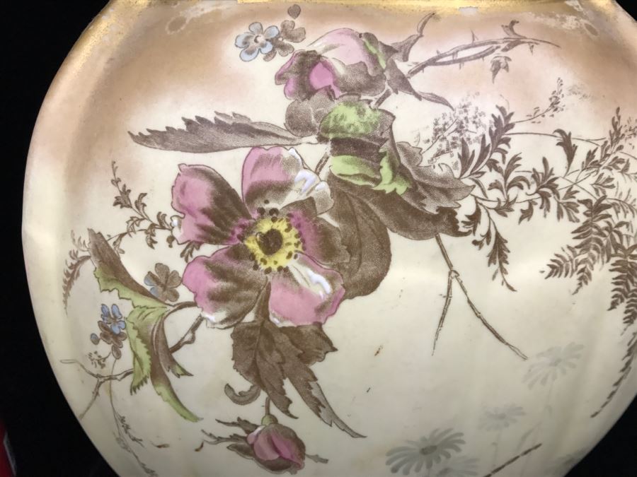 Large PB&S Oriental Ivory Wash Basin Pitcher [Photo 4]