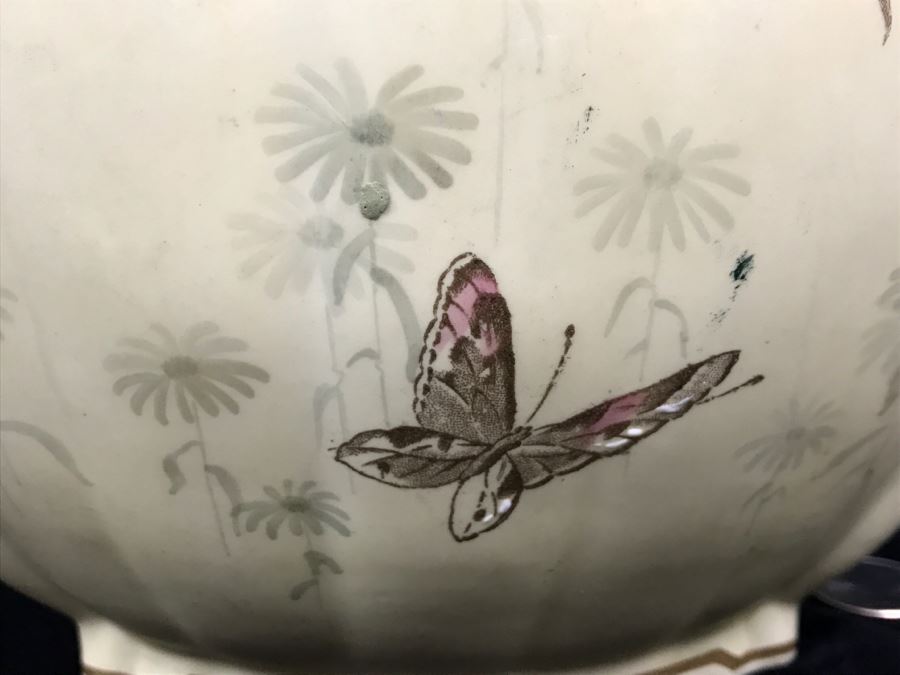 Large PB&S Oriental Ivory Wash Basin Pitcher [Photo 11]