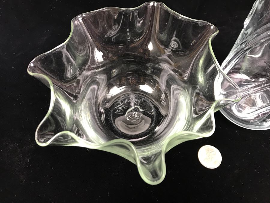 Collection Of (3) Signed M. Rhys Williams Art Glass Vases [Photo 11]