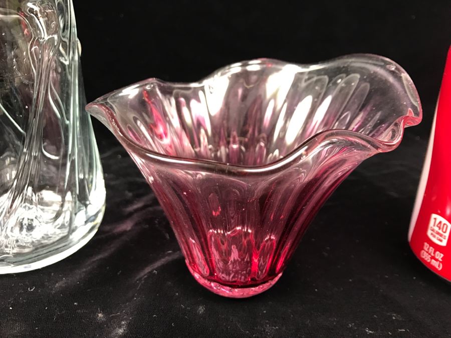 Collection Of (3) Signed M. Rhys Williams Art Glass Vases [Photo 7]