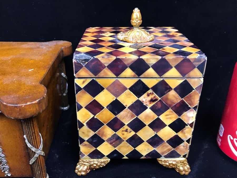 Pair Of Maitland-Smith Boxes - See Photos For Condition [Photo 9]