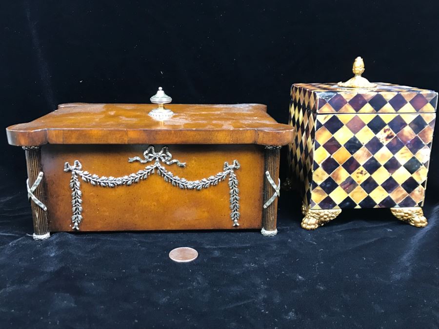 Pair Of Maitland-Smith Boxes - See Photos For Condition [Photo 2]
