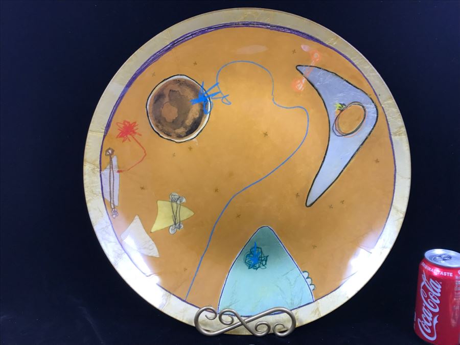 S. Ward ORBIT Limited Edition Large Plate Artwork Under Glass 24 Of 500 Susan Ward [Photo 1]