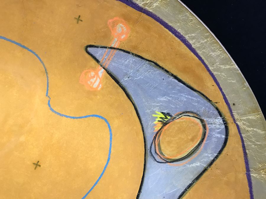 S. Ward ORBIT Limited Edition Large Plate Artwork Under Glass 24 Of 500 Susan Ward [Photo 9]