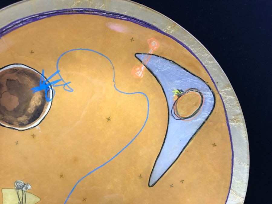 S. Ward ORBIT Limited Edition Large Plate Artwork Under Glass 24 Of 500 Susan Ward [Photo 8]