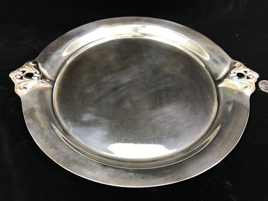 Sterling Silver Platter Royal Danish By International Sterling 672g