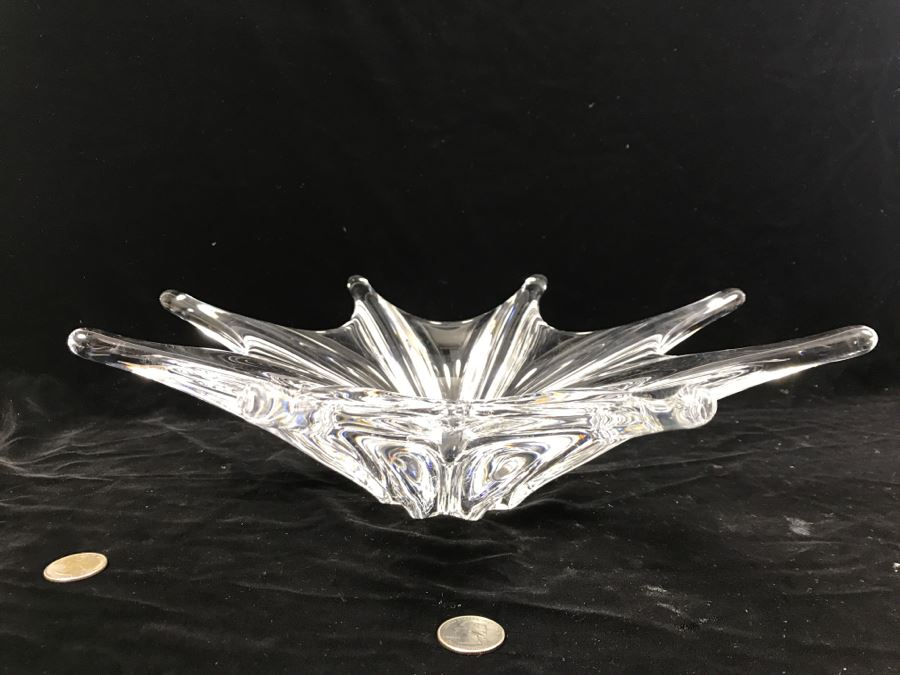 Large Baccarat Crystal Star Bowl France [Photo 9]